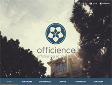 Tablet Screenshot of officience.com